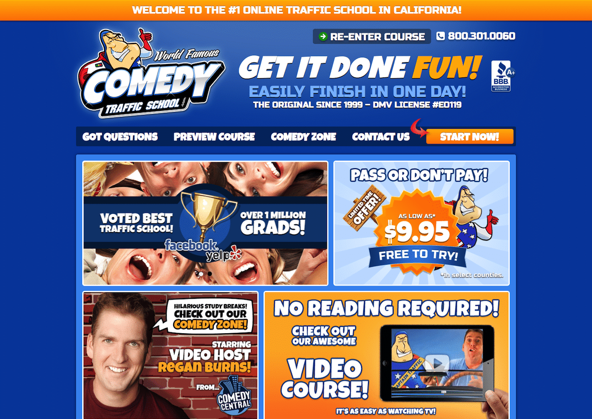 Comedy Traffic School desktop image