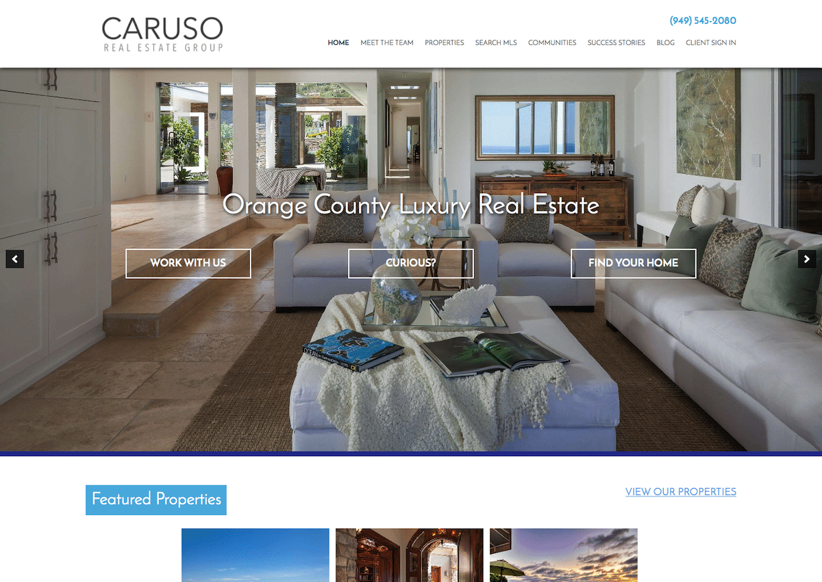 Caruso Real Estate Group desktop image