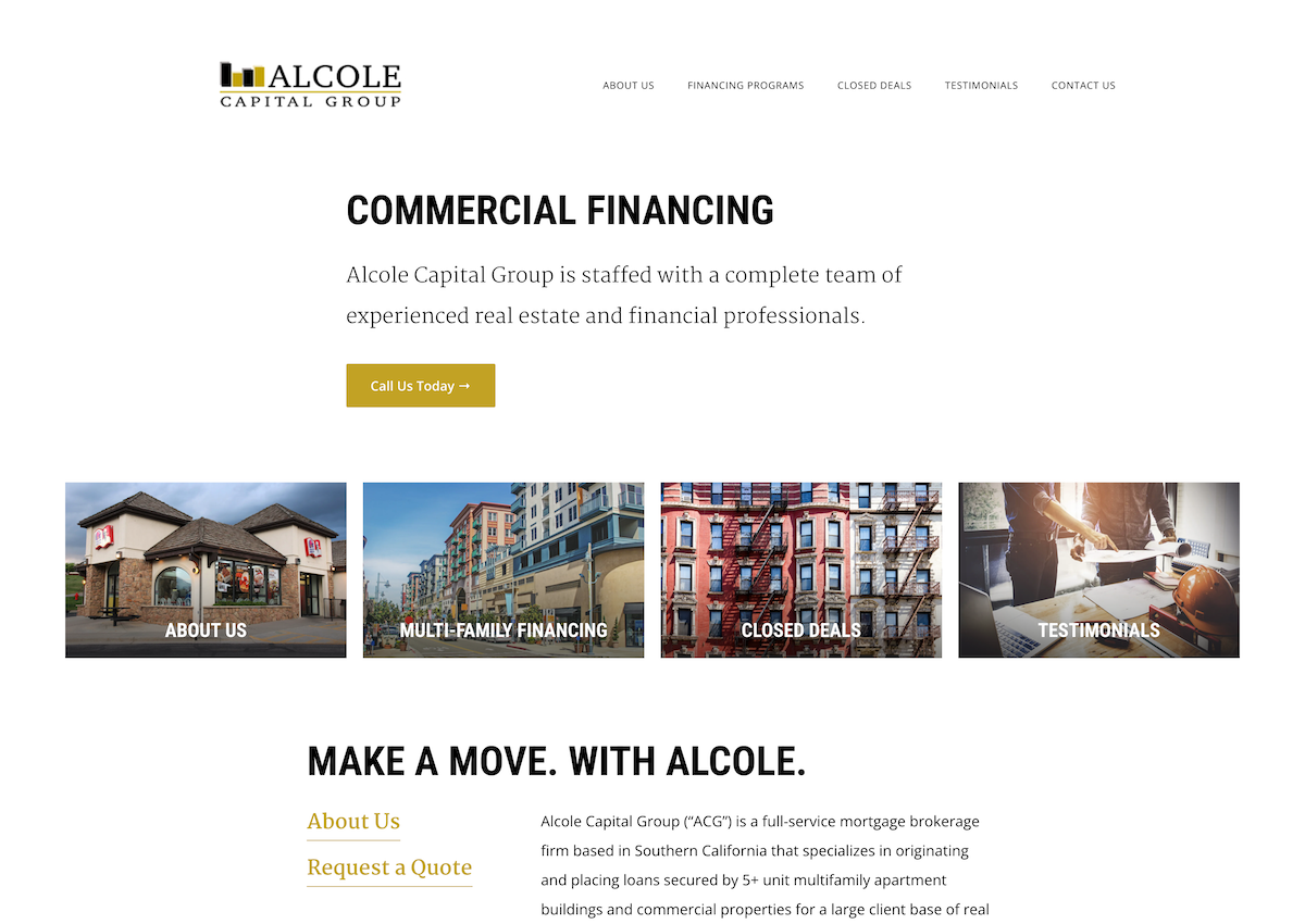 Alcole Capital desktop image