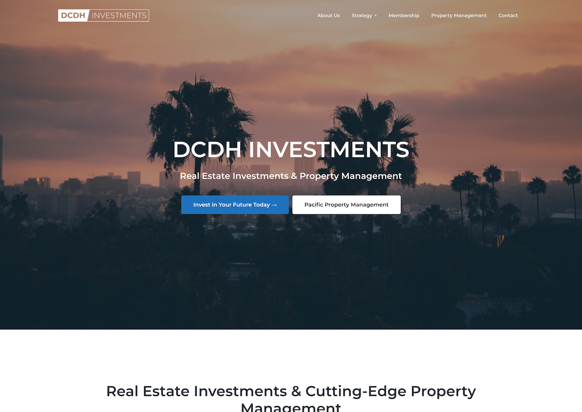 DCDH Investments desktop image