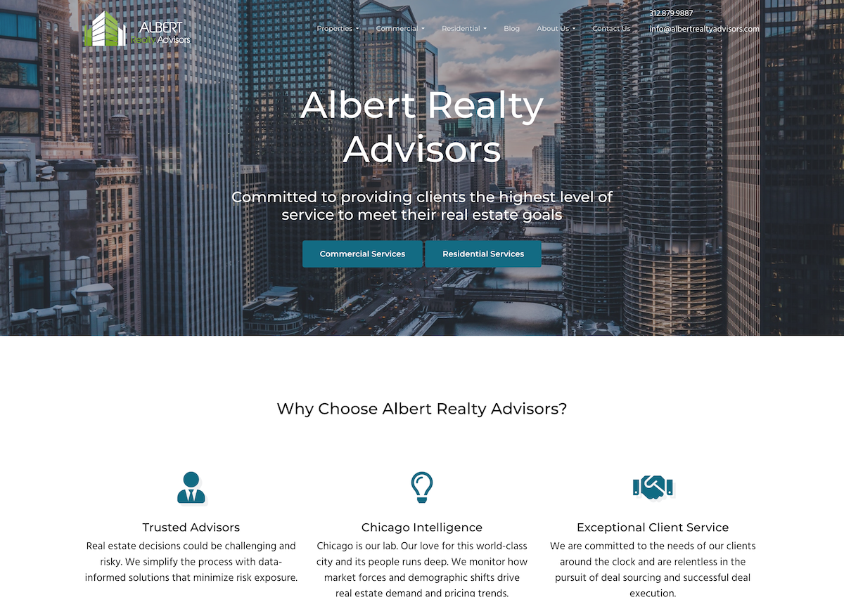 Albert Realty Advisors desktop image