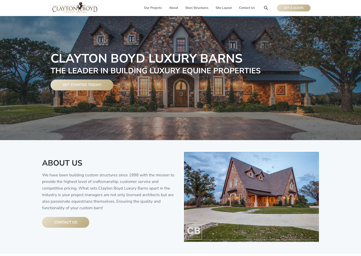 Clayton Boyd Luxury Barns desktop image