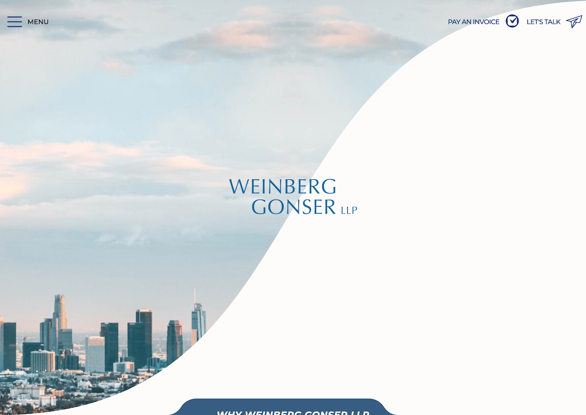 Weinberg Gonser LLP desktop image
