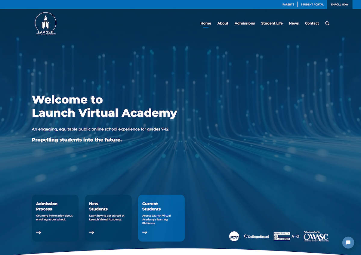 Launch Virtual Academy desktop image
